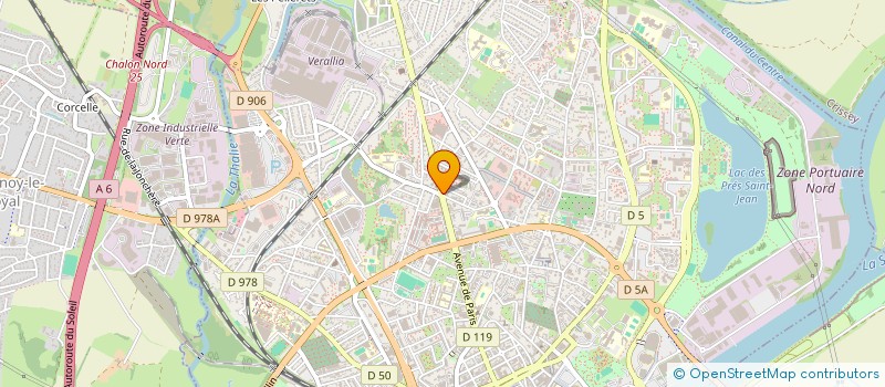localisation de l'entreprise KASSI NIGHT (ALIMENTATION) à CHALON-SUR-SAONE