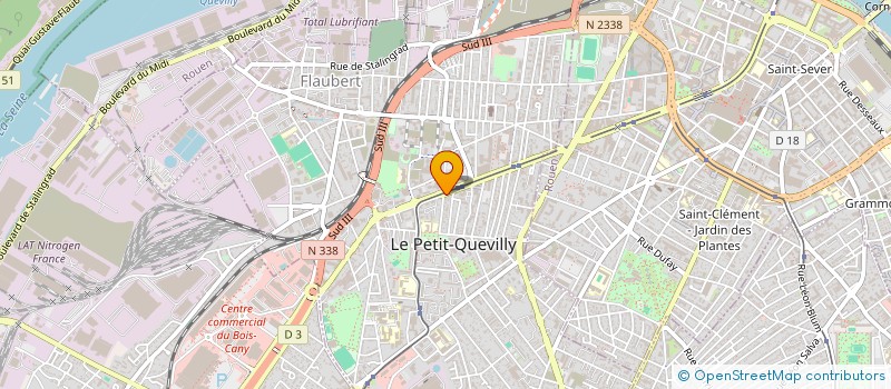 localisation de l'entreprise KASSINE HD  LE PETIT-QUEVILLY