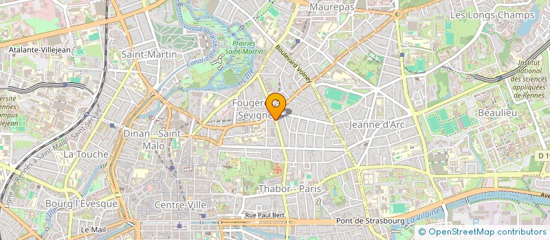 localisation de l'entreprise KASSIOPEE GESTION à RENNES