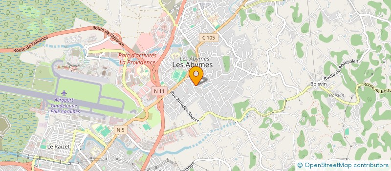 localisation de l'entreprise KASSOU ET GUYZOU à LES ABYMES