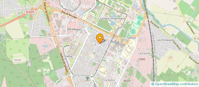 localisation de l'entreprise KASSOUH MACONNERIE à ORLEANS