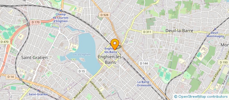 localisation de l'entreprise KASSPRIX  ENGHIEN-LES-BAINS