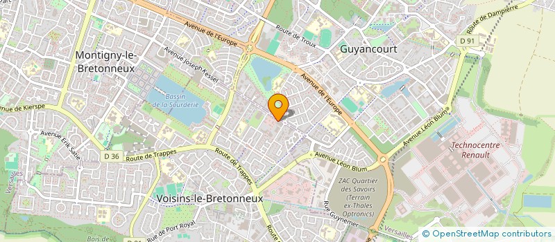 localisation de l'entreprise KASSY à VOISINS-LE-BRETONNEUX