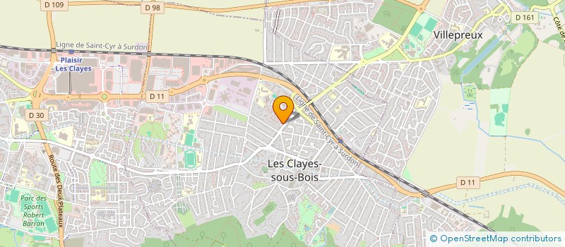 localisation de l'entreprise KASSY NAIL'S à LES CLAYES-SOUS-BOIS