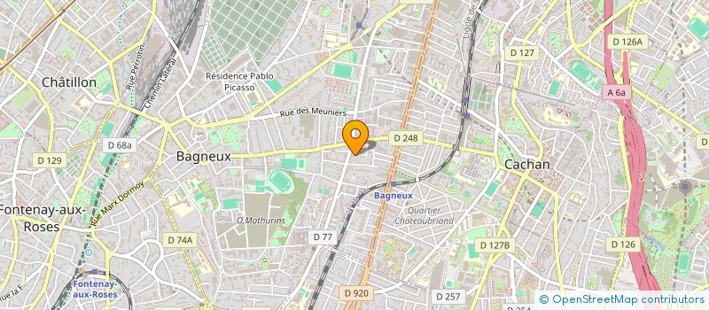 localisation de l'entreprise KAST à BAGNEUX