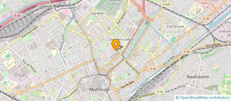 localisation de l'entreprise KASTAMONU  MULHOUSE