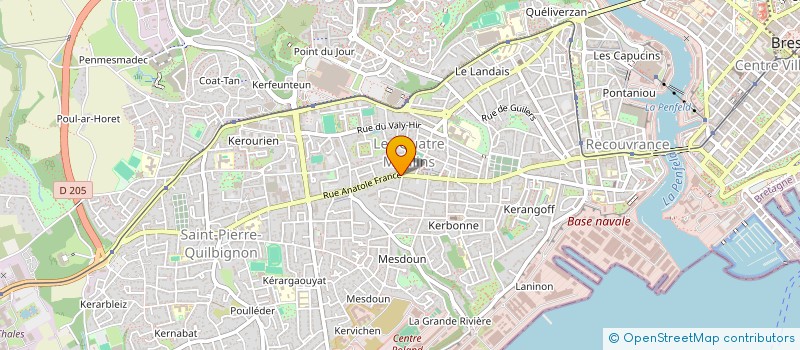 localisation de l'entreprise KASTEL AN DAOL  BREST