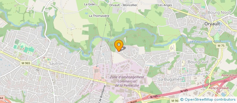 localisation de l'entreprise KASTELFLO à ORVAULT