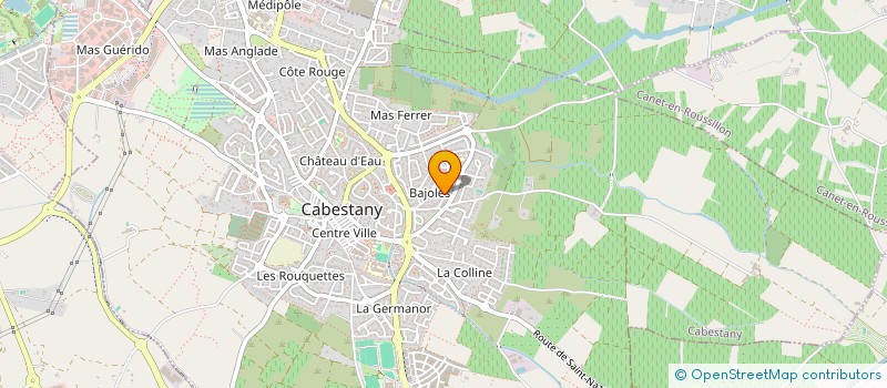 localisation de l'entreprise KASTELL  CABESTANY