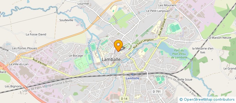 localisation de l'entreprise KASTELL  LAMBALLE-ARMOR