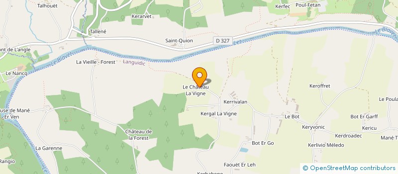 localisation de l'entreprise KASTELL AR GWINI  LANGUIDIC