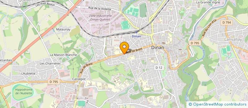 localisation de l'entreprise KASTELL DIN  DINAN