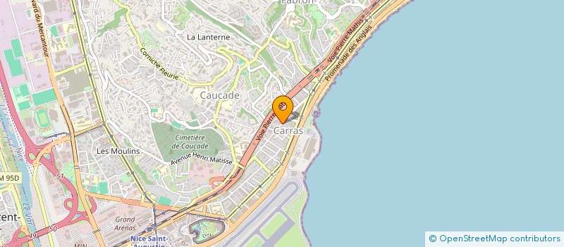 localisation de l'entreprise KASTELLE  NICE