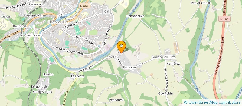 localisation de l'entreprise KASTELLIN INVEST  SAINT-COULITZ