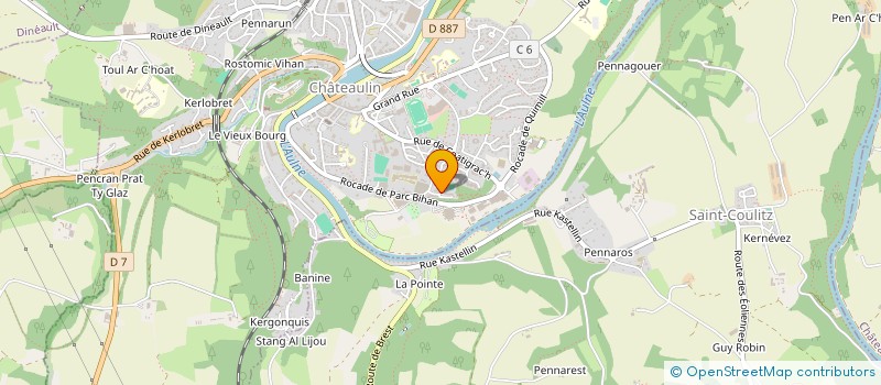 localisation de l'entreprise KASTELLIN PLONGEE à CHATEAULIN