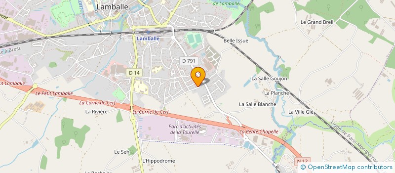 localisation de l'entreprise KASTINE à LAMBALLE-ARMOR