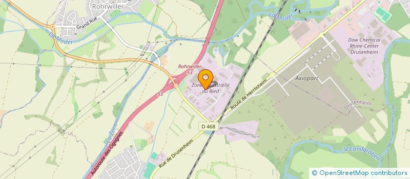 localisation de l'entreprise KASTLER  HERRLISHEIM