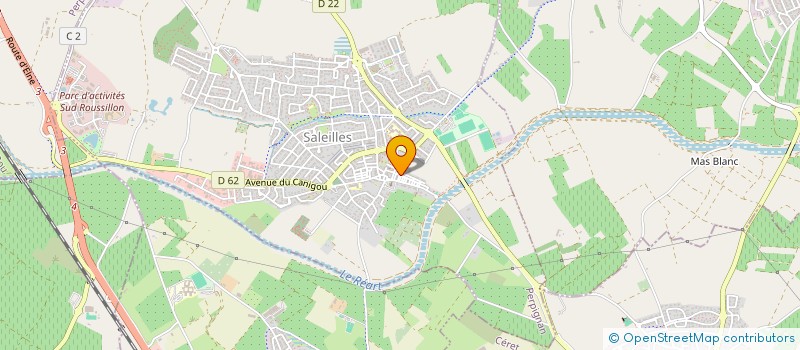 localisation de l'entreprise KASTOR  SALEILLES