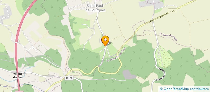 localisation de l'entreprise KASTOR à ST PAUL DE FOURQUES