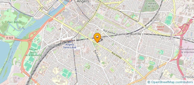 localisation de l'entreprise KASTORS à ANGERS