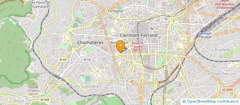 localisation de l'entreprise KASTORS  CLERMONT-FERRAND