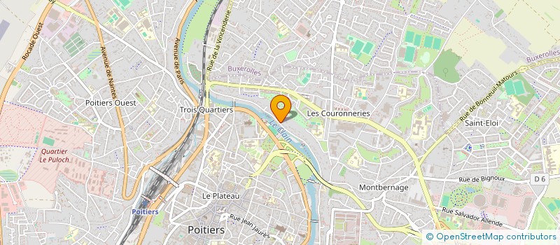 localisation de l'entreprise KASTRIOTIS à POITIERS