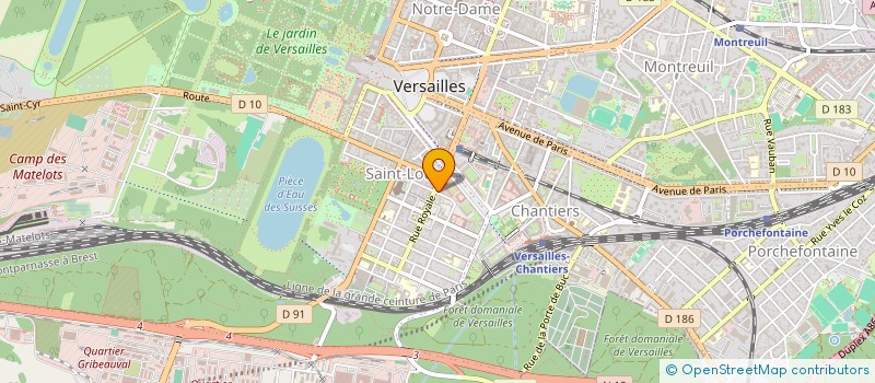 localisation de l'entreprise KASTRO à VERSAILLES