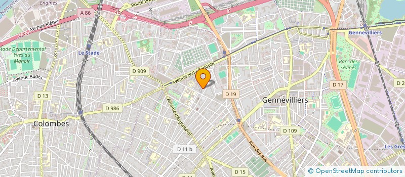 localisation de l'entreprise KASVA à ASNIERES-SUR-SEINE
