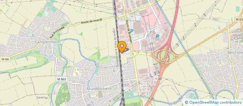 localisation de l'entreprise KASVA  LAMPERTHEIM