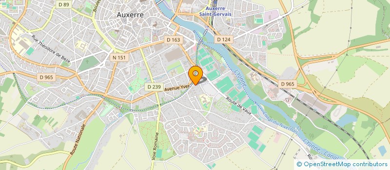 localisation de l'entreprise KASYANAVA à AUXERRE