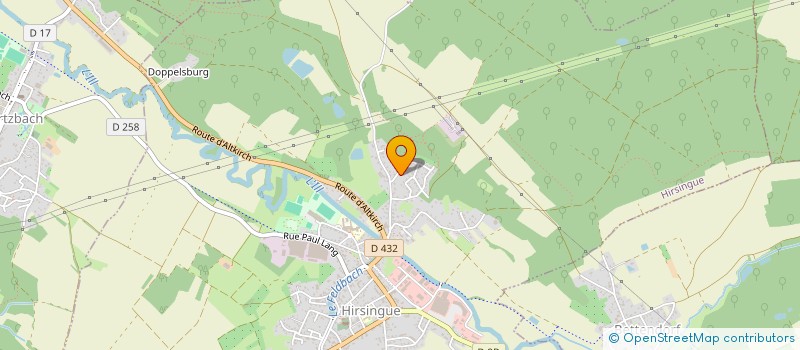 localisation de l'entreprise KASZUK FINANCES  HIRSINGUE