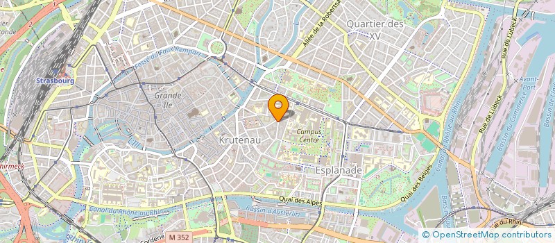 localisation de l'entreprise KAT à STRASBOURG