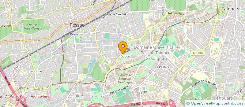 localisation de l'entreprise KAT à PESSAC