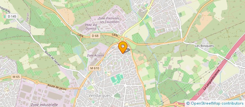 localisation de l'entreprise KAT'ALIZE à VENDARGUES