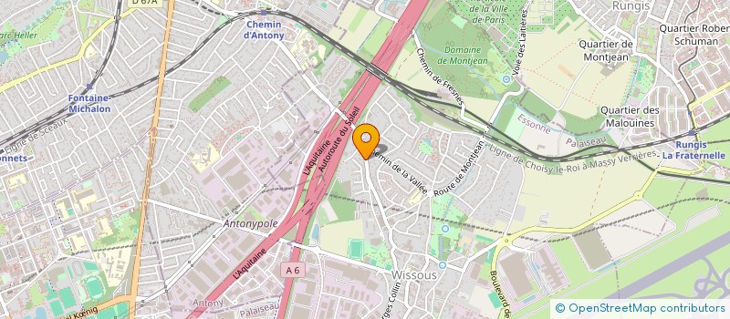 localisation de l'entreprise KAT BAT à WISSOUS