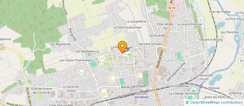 localisation de l'entreprise KAT CONSTRUCTION  VENDOME