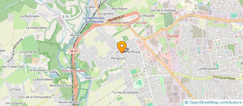 localisation de l'entreprise KAT&MINI 2 à SAINT CYR SUR LOIRE