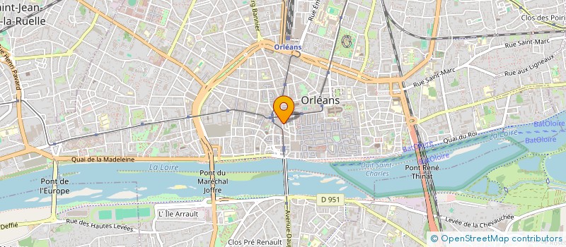 localisation de l'entreprise KAT'OPTIC à ORLEANS