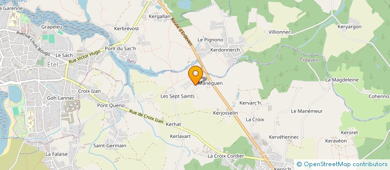 localisation de l'entreprise KAT SAINTS  ERDEVEN