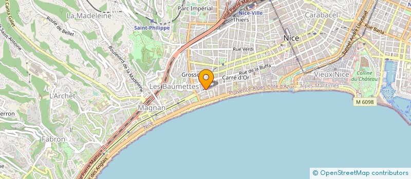 localisation de l'entreprise KATA à NICE