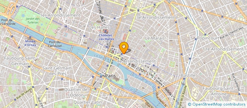 localisation de l'entreprise KATA INVEST à PARIS