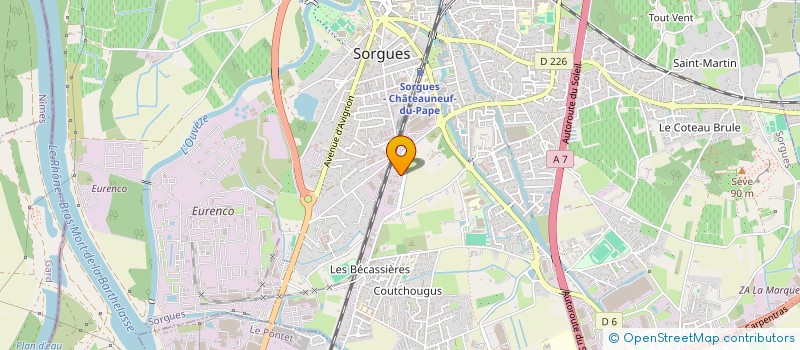 localisation de l'entreprise KATA TIPIS EUROPE  SORGUES