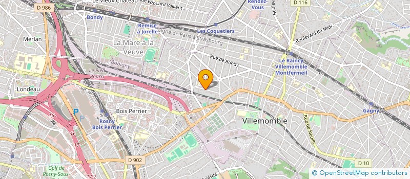 localisation de l'entreprise KATAL à VILLEMOMBLE