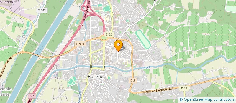 localisation de l'entreprise KATALEYA  BOLLENE