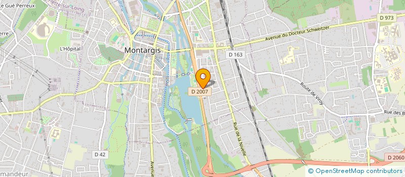 localisation de l'entreprise KATALINA TRANSPORT à MONTARGIS