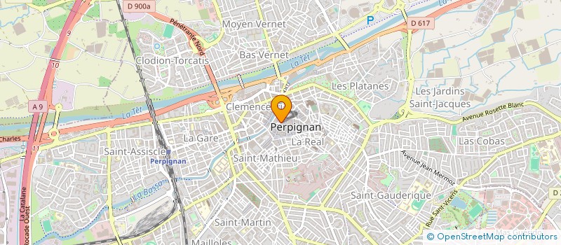 localisation de l'entreprise KATALINE à PERPIGNAN