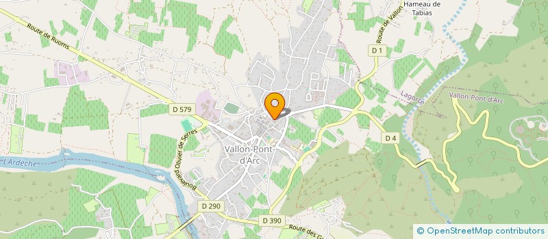 localisation de l'entreprise KATALYS à VALLON-PONT-D'ARC