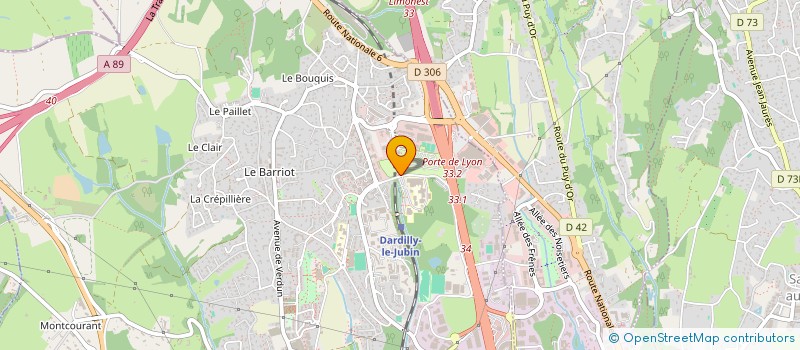 localisation de l'entreprise KATANA NOVA  DARDILLY