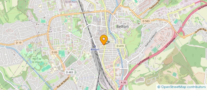 localisation de l'entreprise KATAPULT à BELFORT