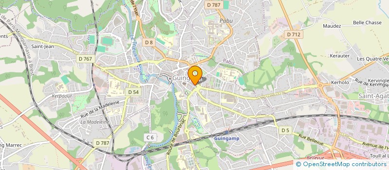 localisation de l'entreprise KATARA HEAD SPA  GUINGAMP